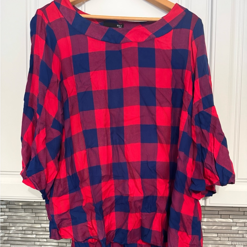 Cute Buffalo check, soft top